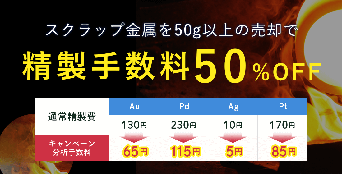 歯科スクラップ金属特典